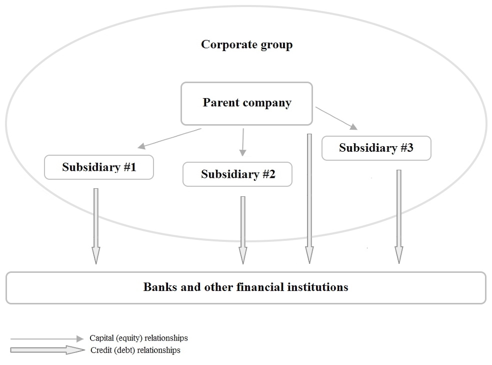 Decentralized financing of investment activities of a corporate group or holding Decentralized financing of investment activities of a corporate group or holding